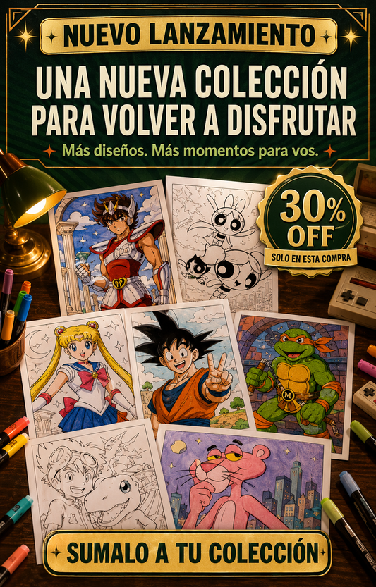 🎨 VOLVÉ A PINTAR LOS DIBUJOS QUE MARCARON TU INFANCIA