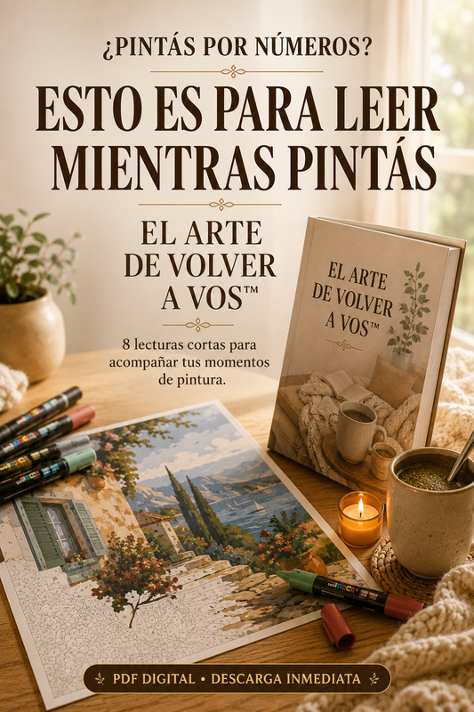 El Arte de Volver a Vos™ — 8 lecturas para acompañar tus momentos de pintura