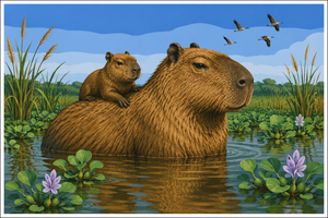 Disegno di Fauna del Mondo